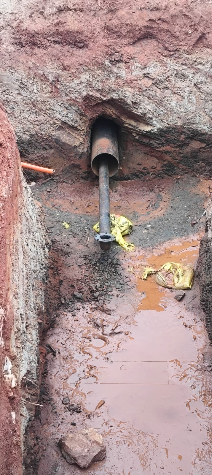 Pipe installation process