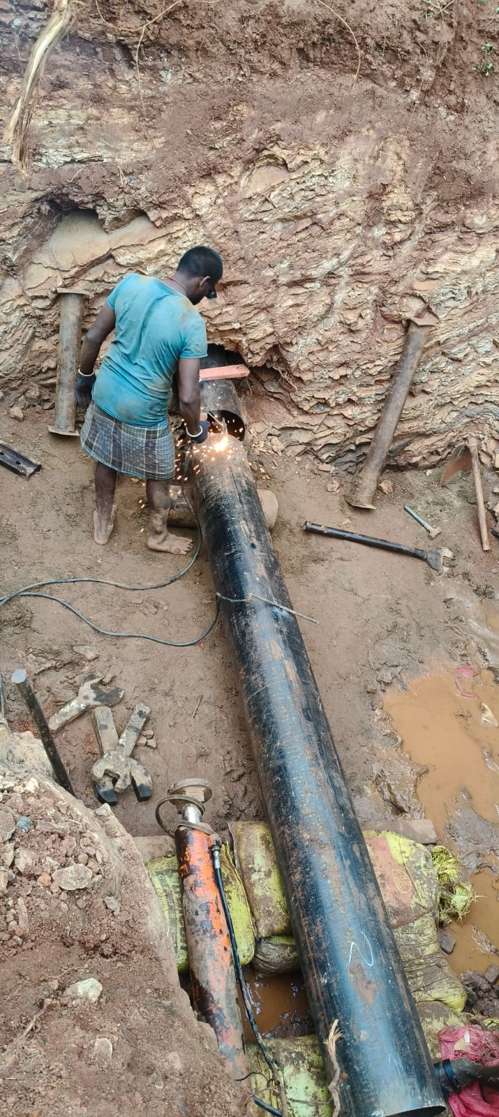 SDR/HDPE pipe jointing and alignment